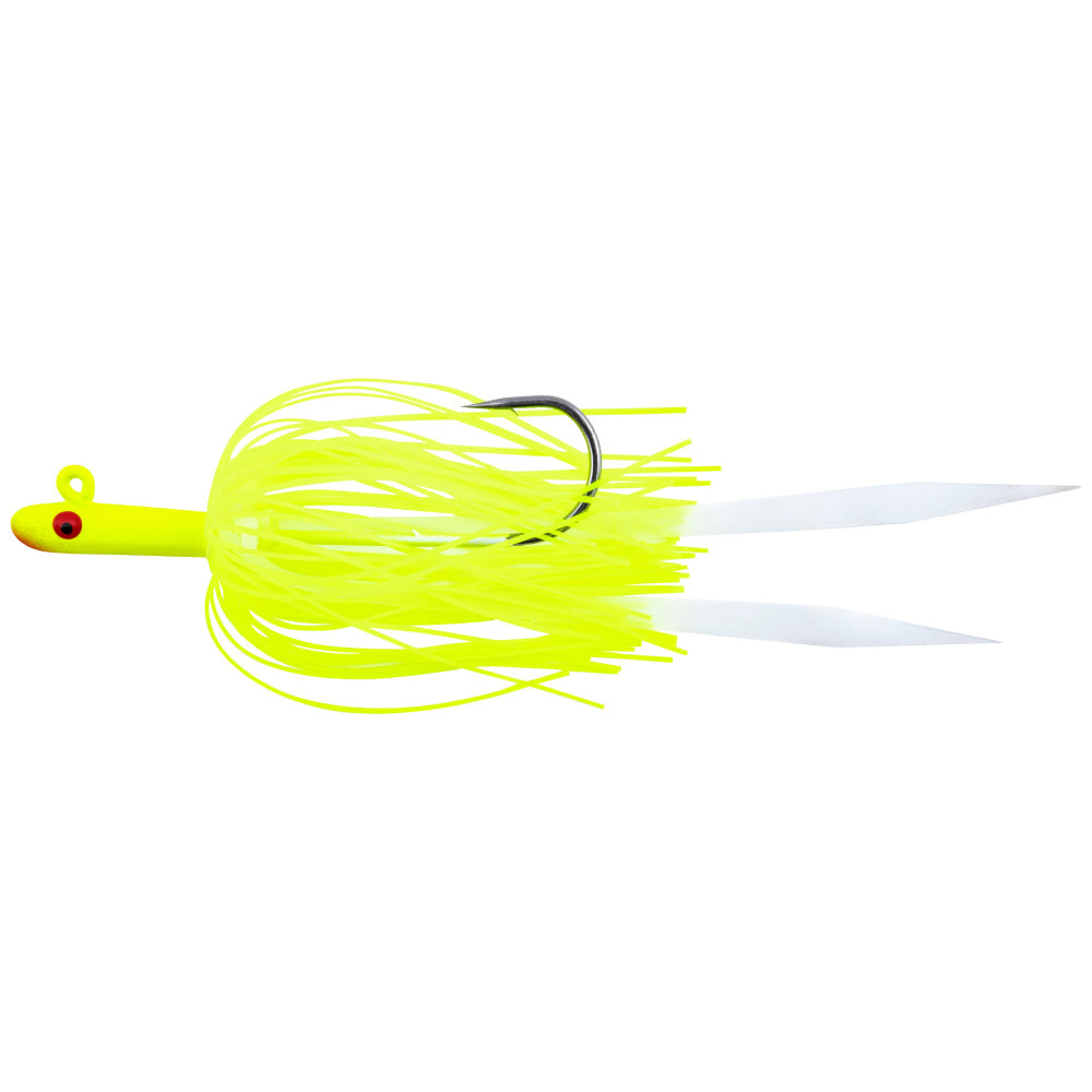Glass Minnow Jig with Silicone Skirt
