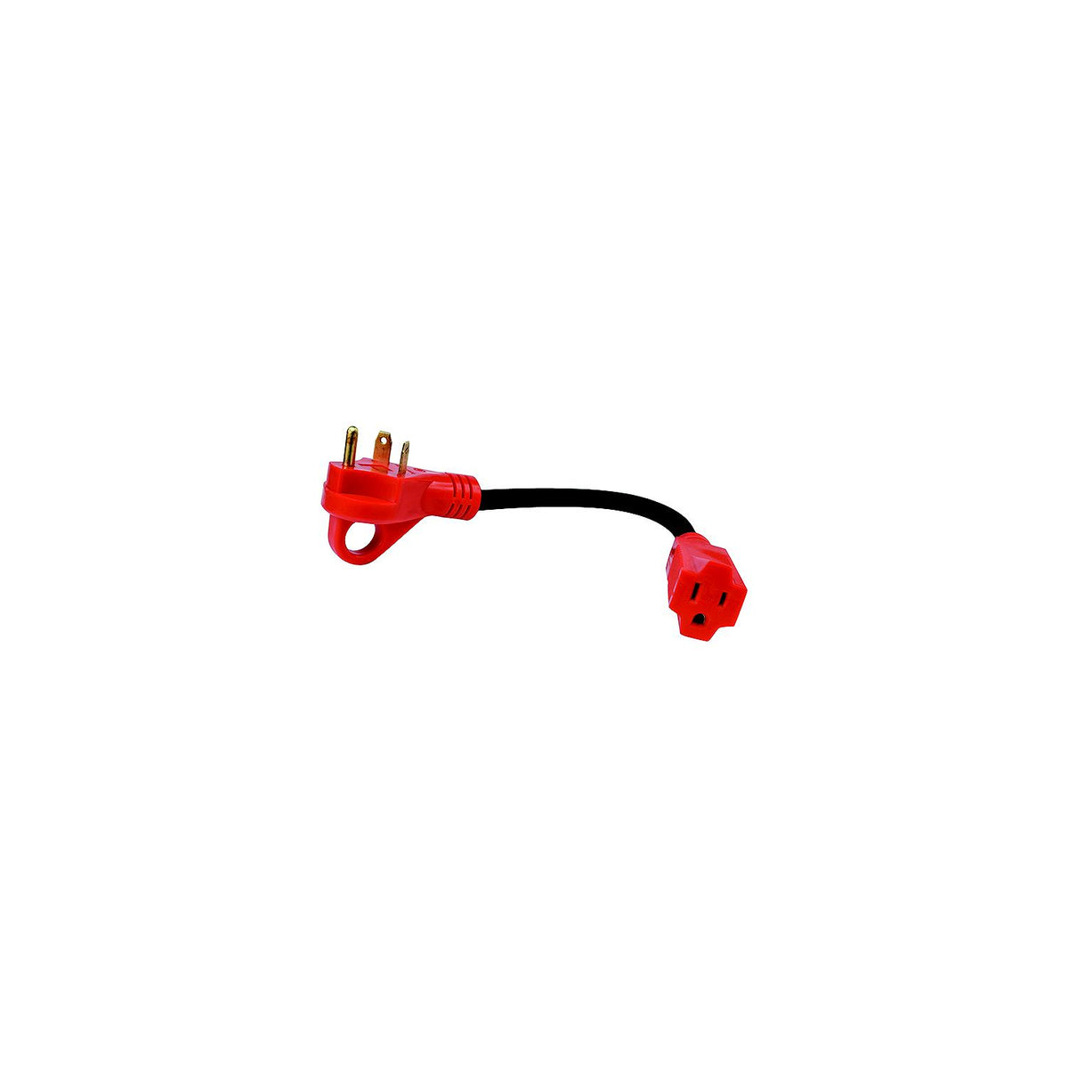 Valterra 30AM-50AF Adapter Cord with Handle, 12", Bulk