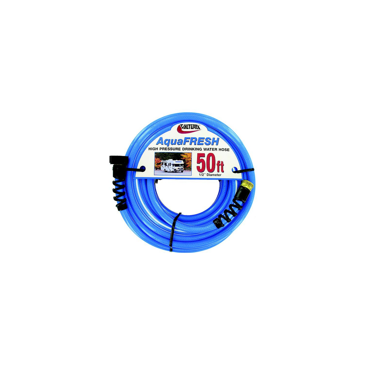 Valterra W019420 Blue AquaFresh High Pressure RV Drinking Water Hose, 5/8" x 35'