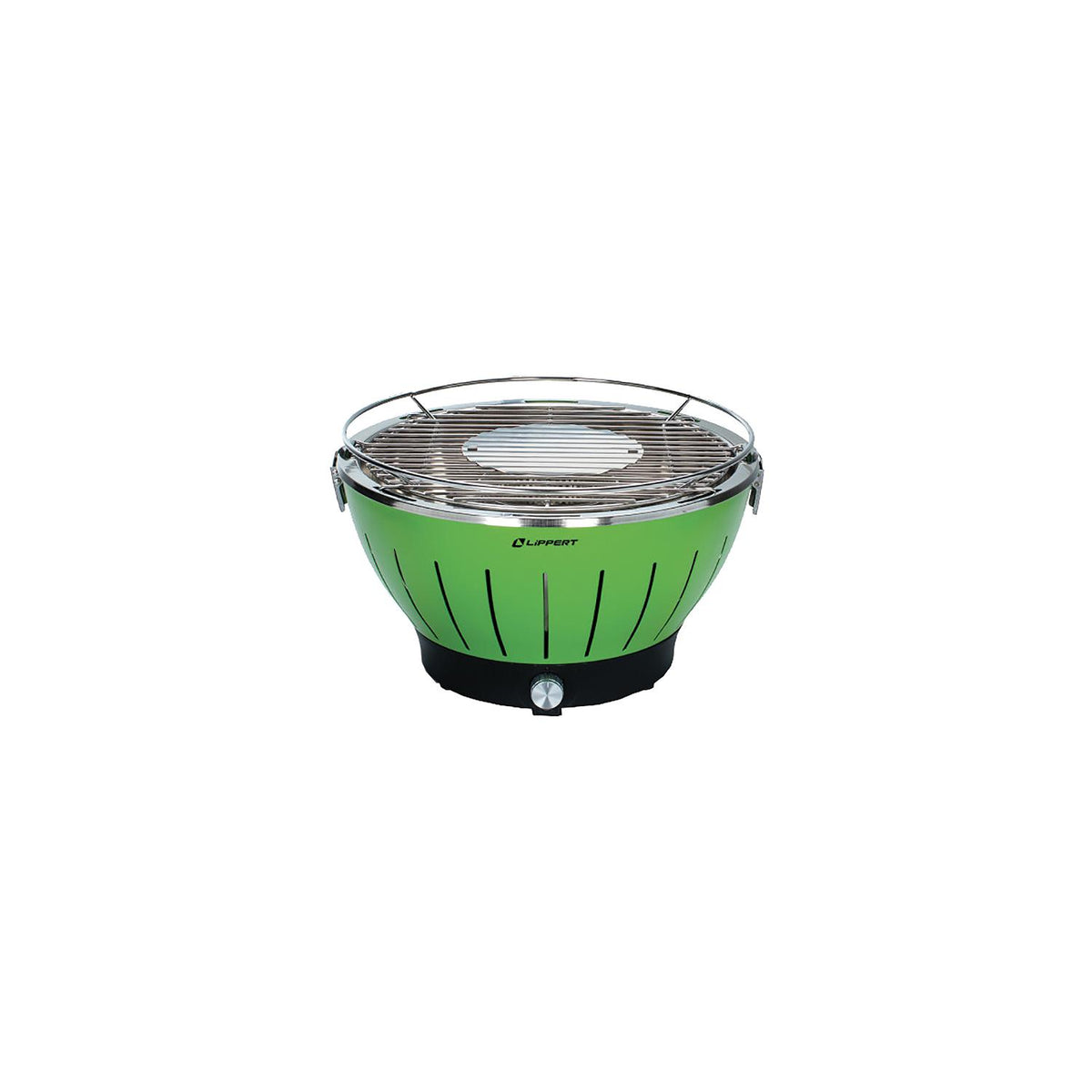 Lippert 2021106516 Odyssey Portable Charcoal Grill, Green