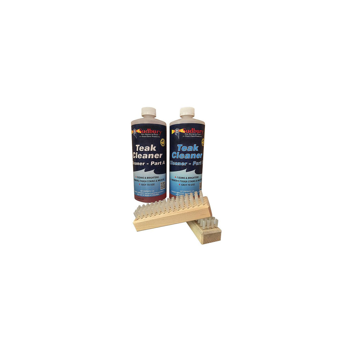 Sudbury Two-Part Teak Cleaning Qt. Kit