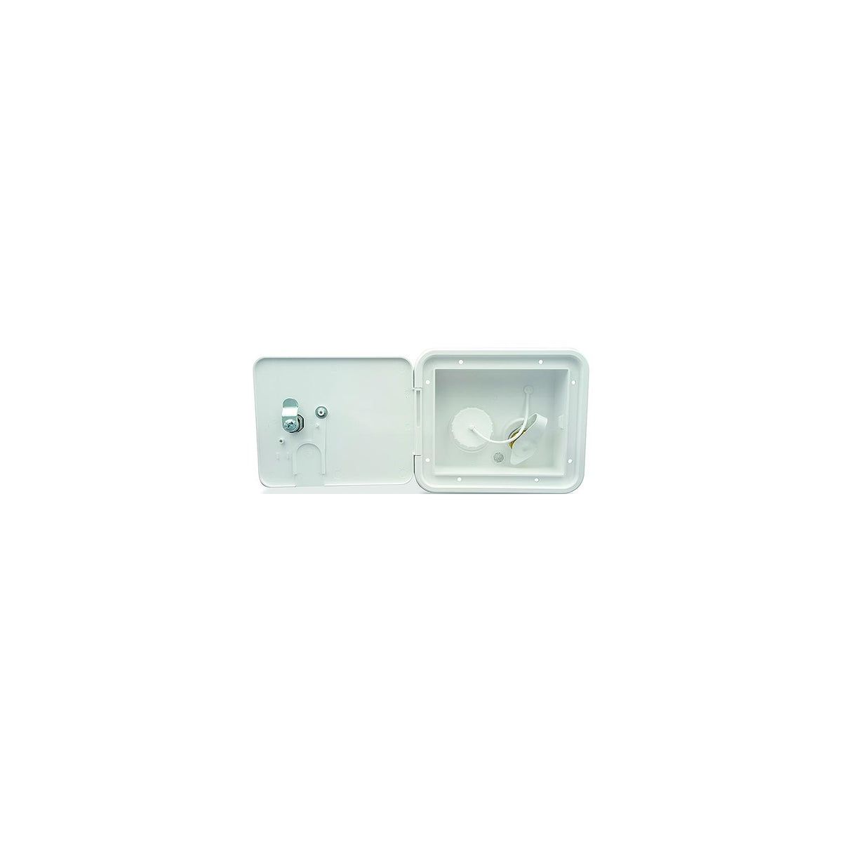 B&B Molders 94253 City/Gravity Water Center w/Brass Check Valve, Polar White