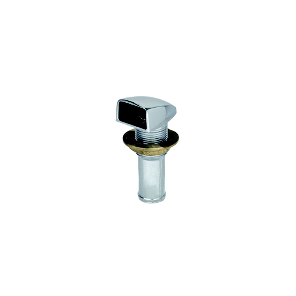 Chrome Plated Brass Gas Tank Vent F-3/4 Hos