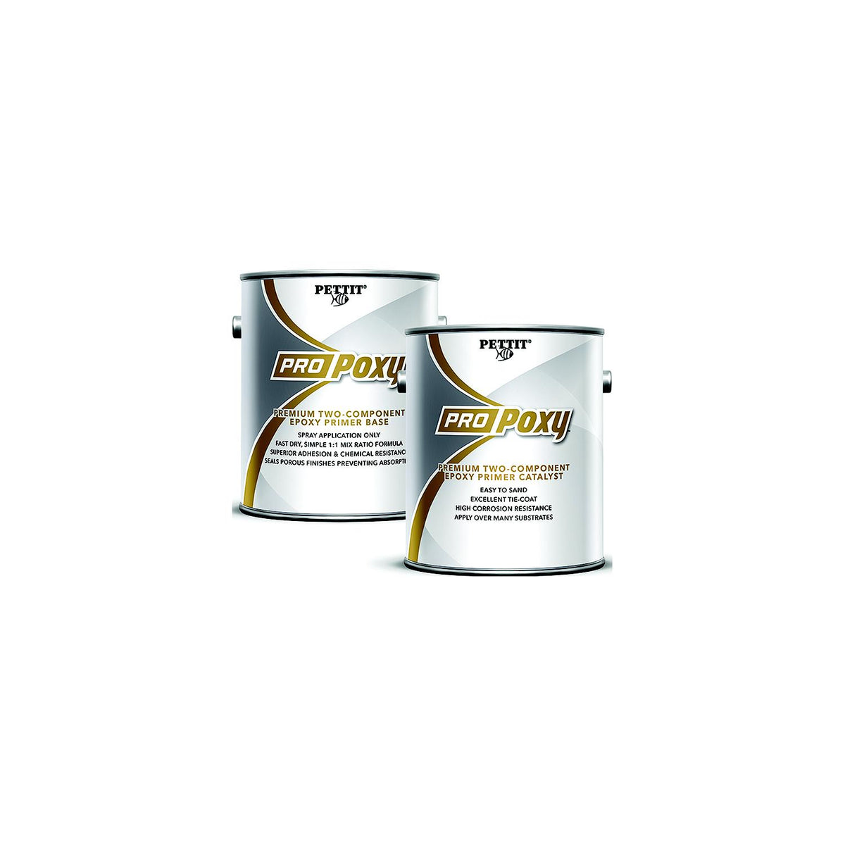 Pettit 451045112GL ProPoxy Primer, Gray, Gal.