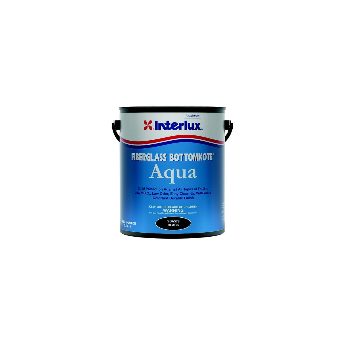 Interlux YBA549G Fiberglass Bottomkote Aqua, Red, Gal.