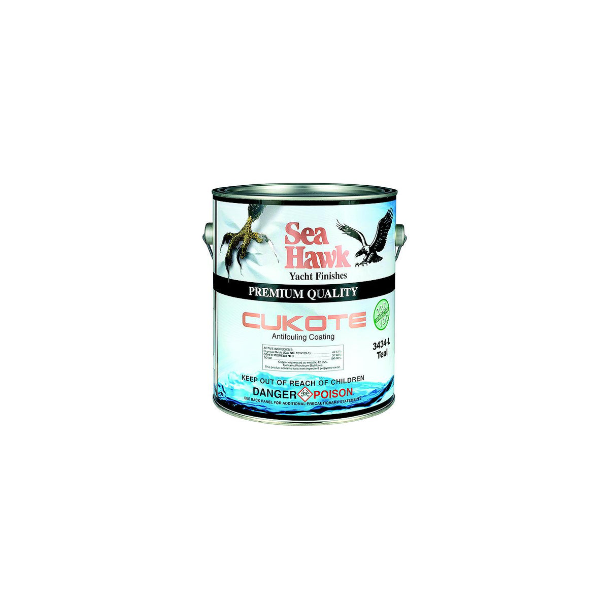 Sea Hawk Cukote 330 Voc , Black, Gal.