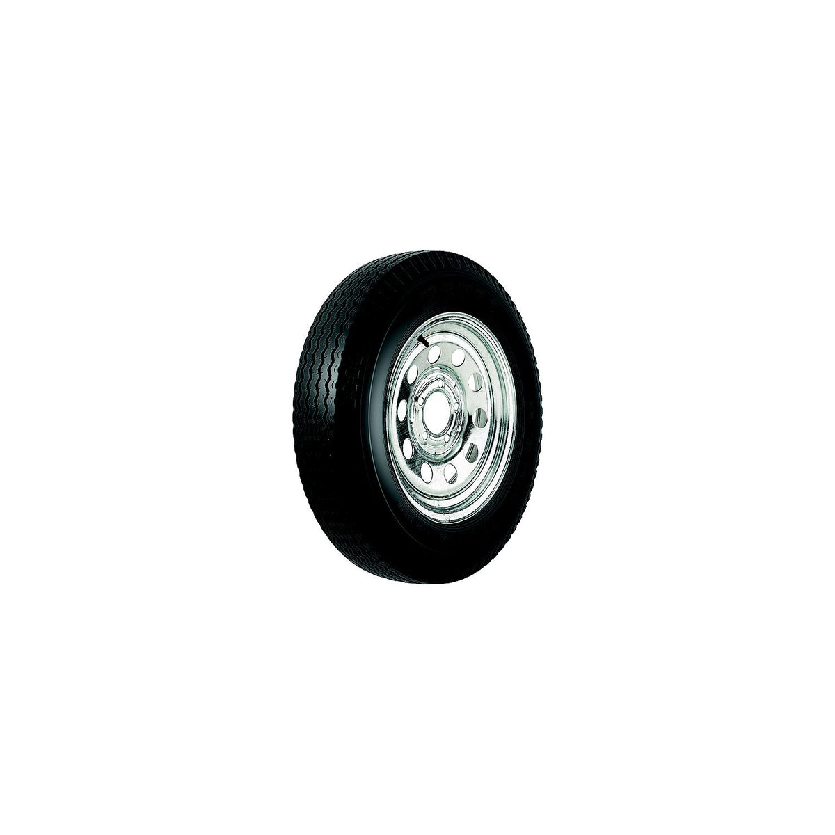 Loadstar Bias Tire and Wheel (Rim) Assembly 530-12 5 Hole 6 Ply