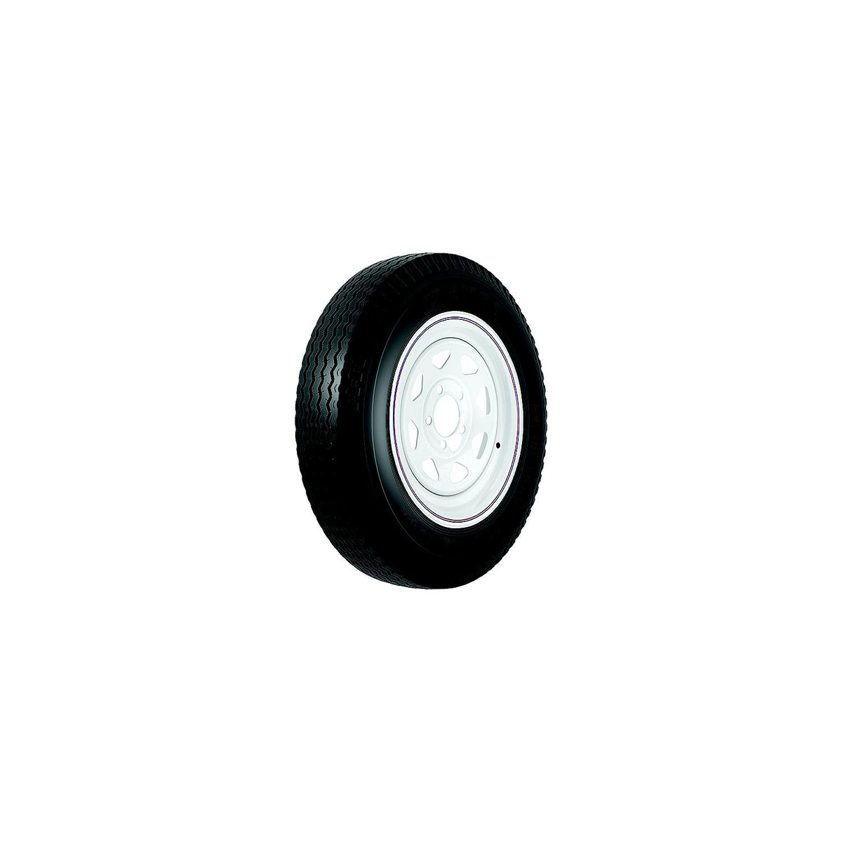 Loadstar Bias Tire and Wheel (Rim) Assembly 530-12 5 Hole 4 Ply