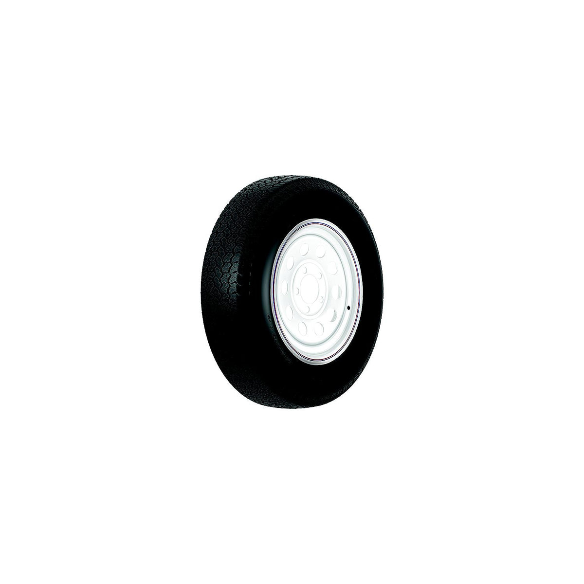 Loadstar Bias Tire and Wheel (Rim) Assembly ST175/80D-13 5 Hole C Ply