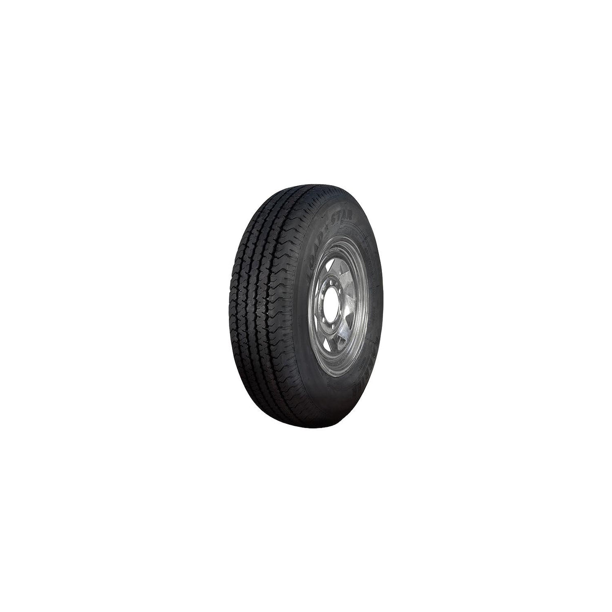 Loadstar ST Radial Tire and Wheel (Rim) Assembly ST225/75R-15 6 Hole D Ply