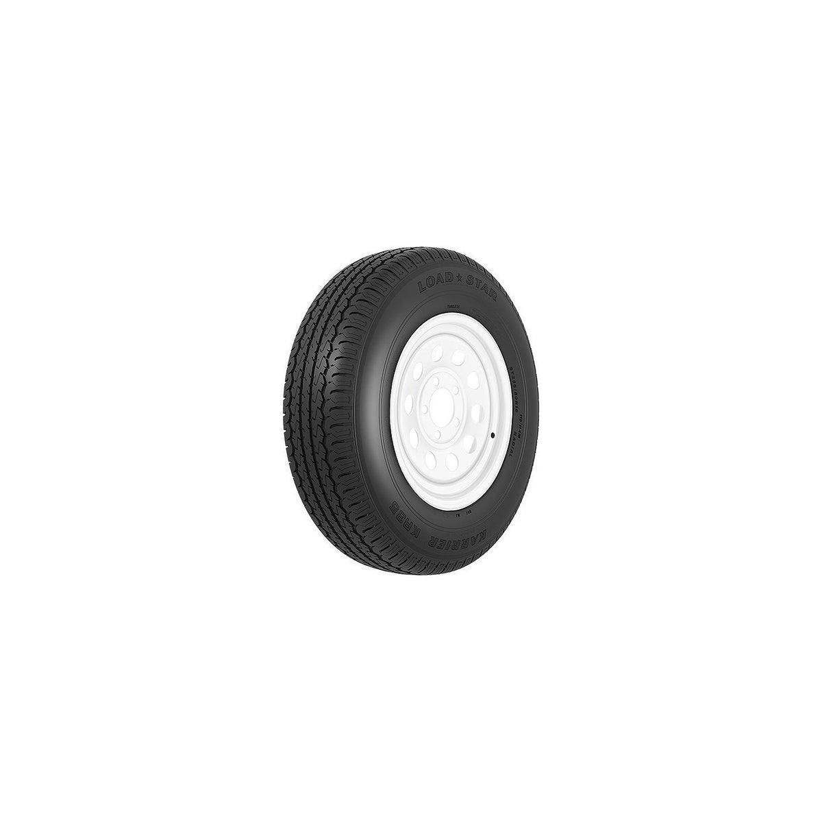 Loadstar ST Radial Tire and Wheel (Rim) Assembly Directional ST185/80R-13 5 Hole C Ply