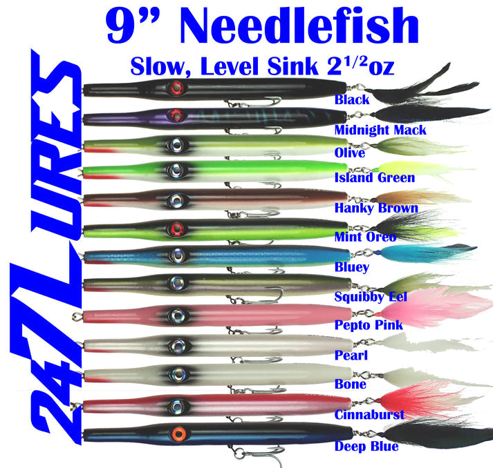 24/7 Needle Fish 9" Slow Sink