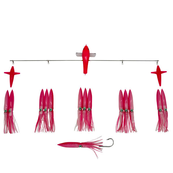 Carlson Offshore 36″ Splash Bar w/9″ Fuku Squid