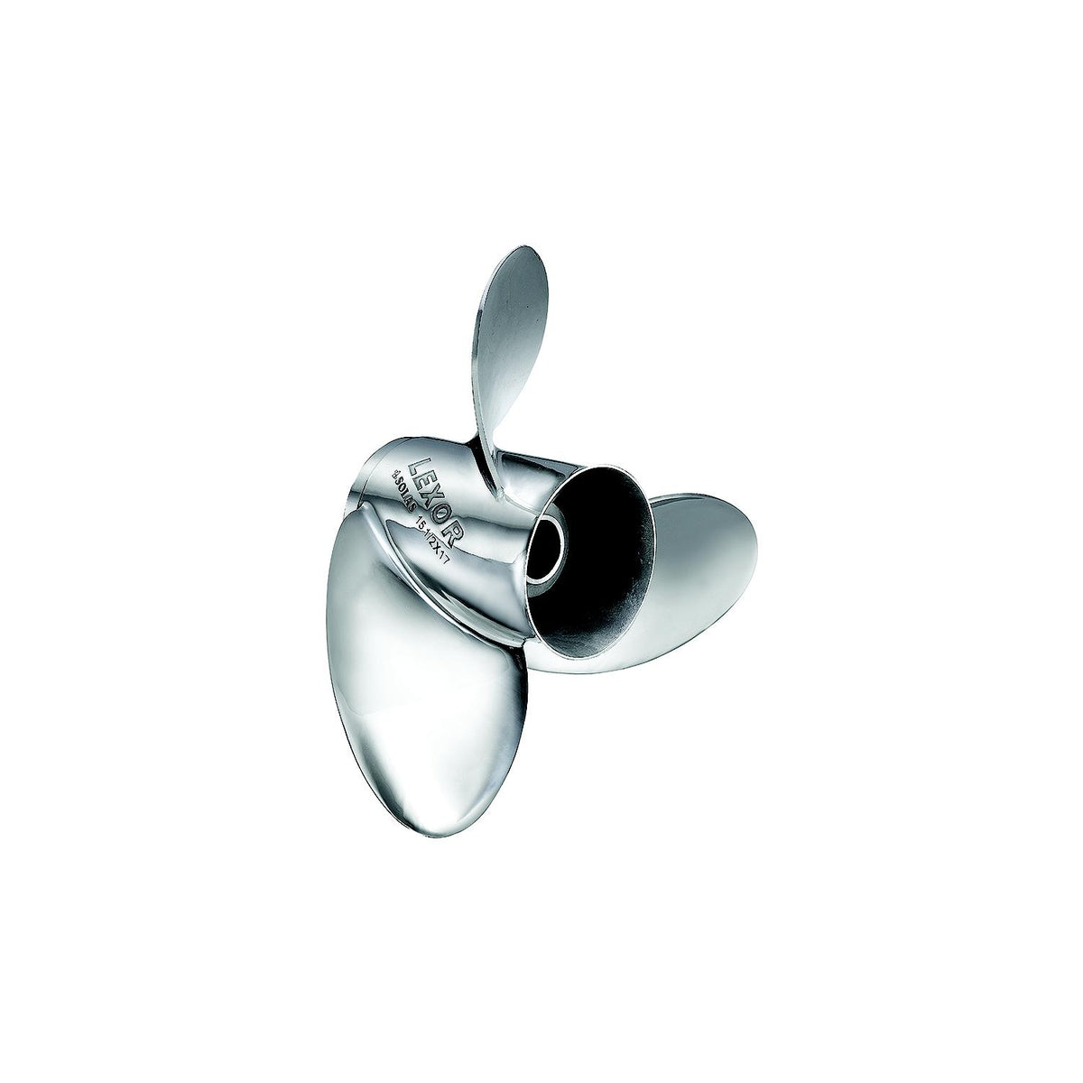 Solas 9571-153-19 Rubex L3 Stainless Steel Interchangeable Hub 3-Blade Propeller
