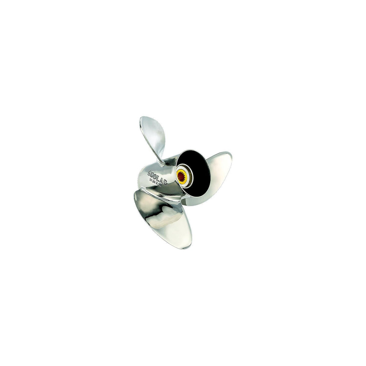 Solas 3451-139-21 HR Titan Stainless Steel 3-Blade Propeller For Yamaha