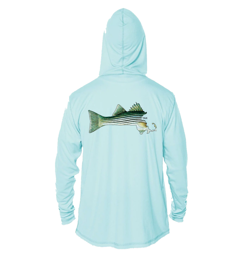 Tak Waterman Mass Striper Solar Sea Blue Hoodie