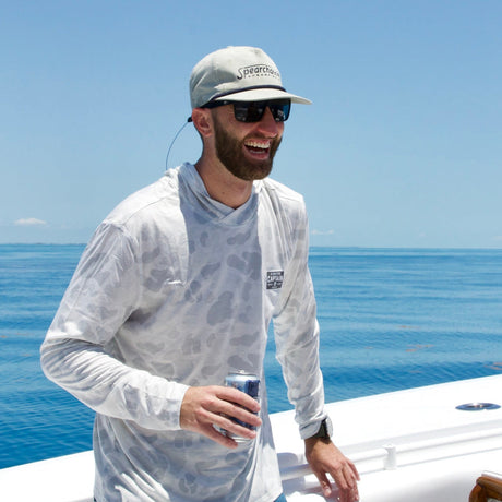 Qualified Captain Sun Shirt Hoodie Icewater