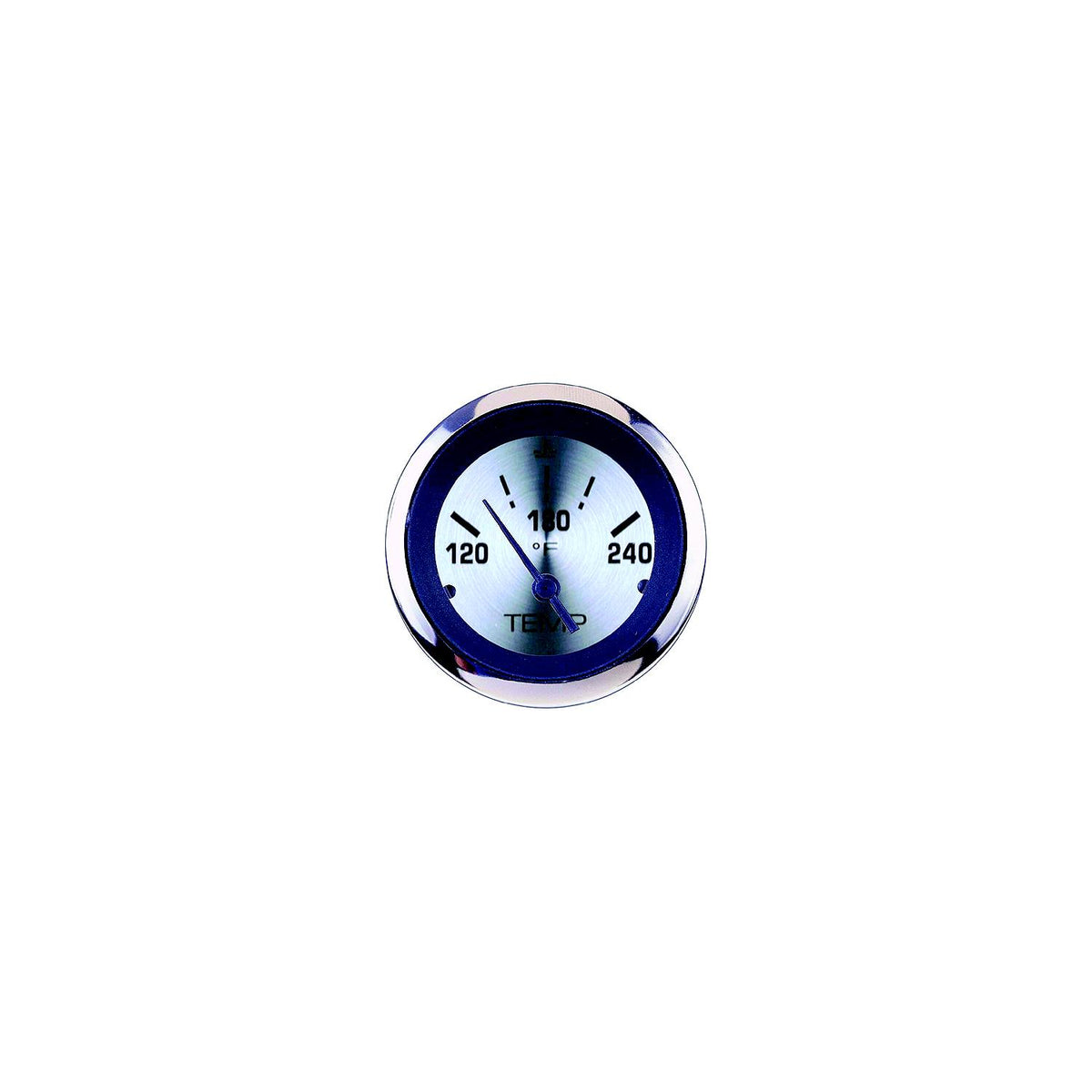 Sierra 63480P Sterling Series 2" Stainless Steel Electric 120-240 F Dial Range Water Temperature Gauge & Requires "D" Sender Code