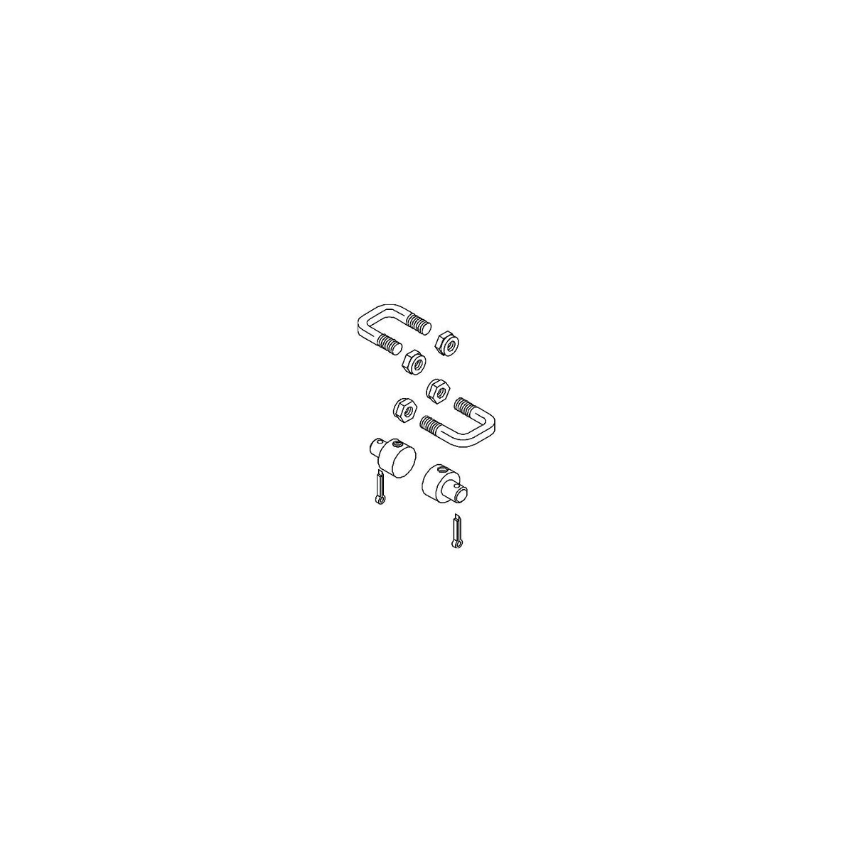 Dual Station Cable Hardware Kit