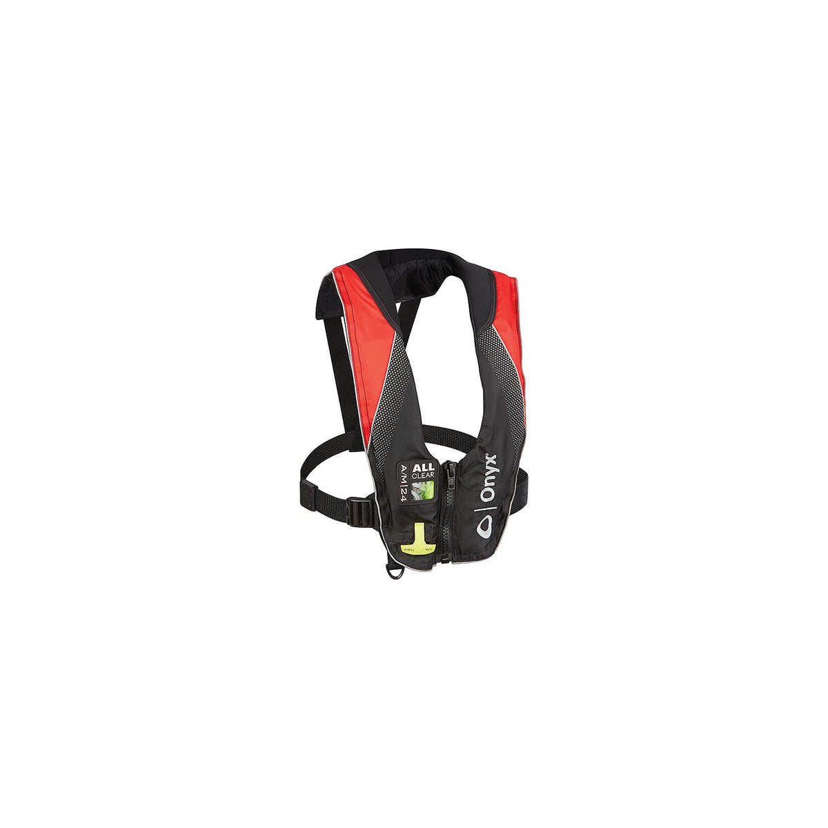 Onyx 13220010000420 A/M-24 All-Clear Auto/Manual Inflatable Life Jacket, Red