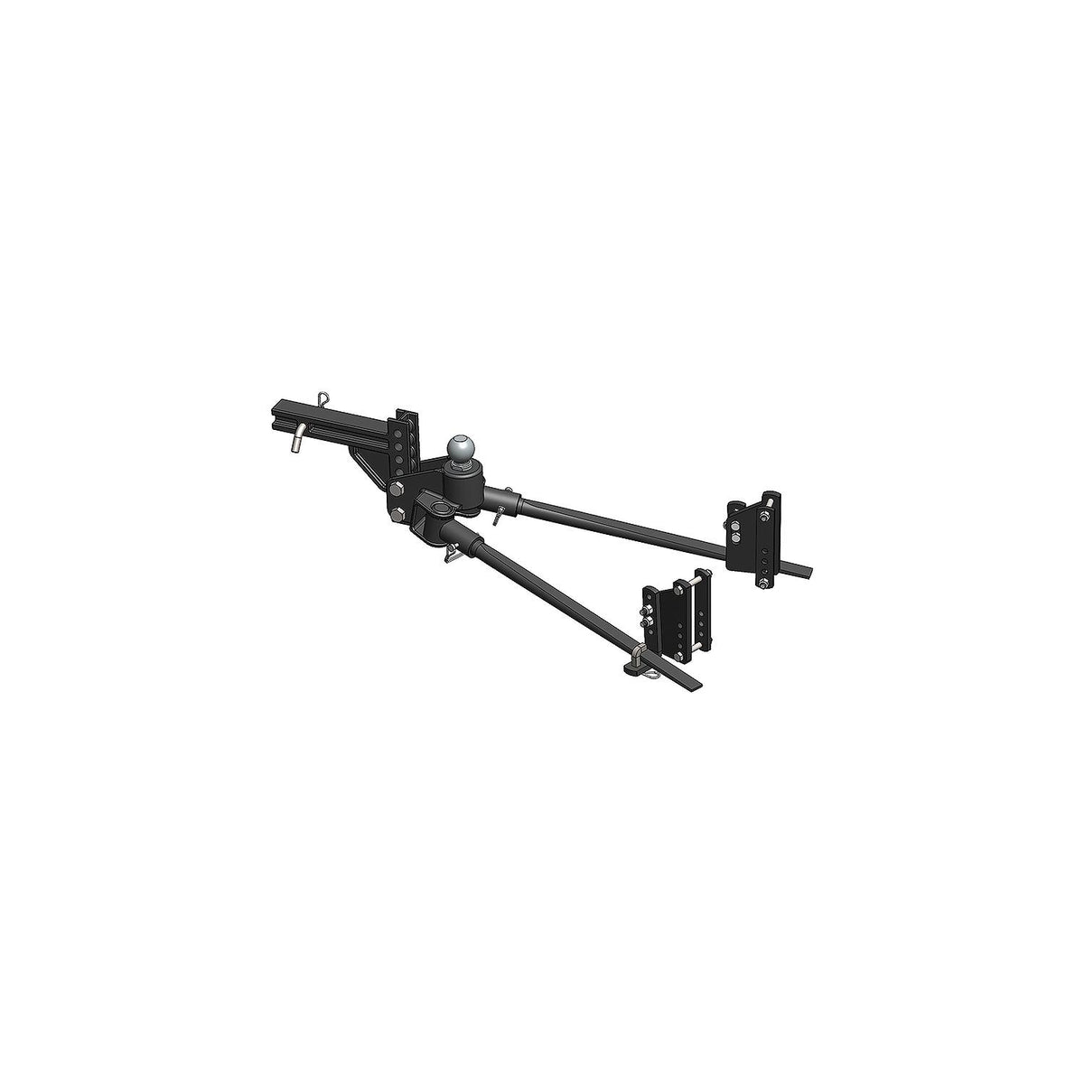 Blue Ox BXW1050 TrackPro Weight Distributing Hitch, 1,000 lb. w/7 Hole Shank