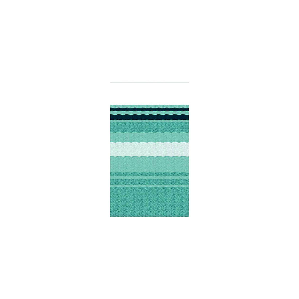 Carefree JU148C00 1-Piece Standard Vinyl Awning Replacement Fabric, 14', Teal Fade on Both Sides, White Weatherguard