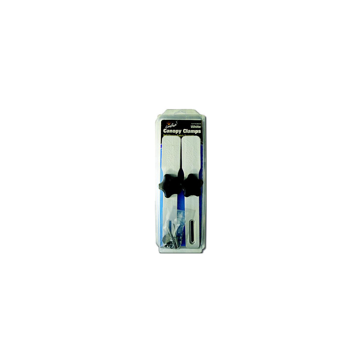 Carefree 902801W Canopy Clamps, White, 2ea