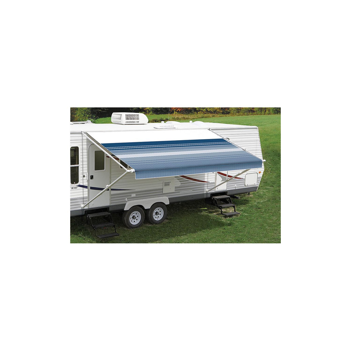 Carefree Fiesta Patio Awning, 15', Silver Fade