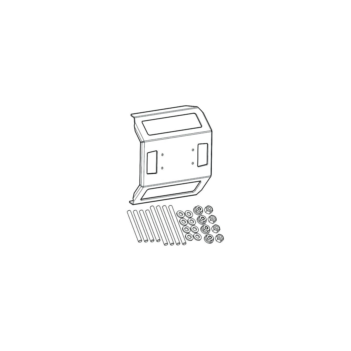 Humminbird 7401771 IDMK S15R In Dash Mounting Kit - SOLIX 15