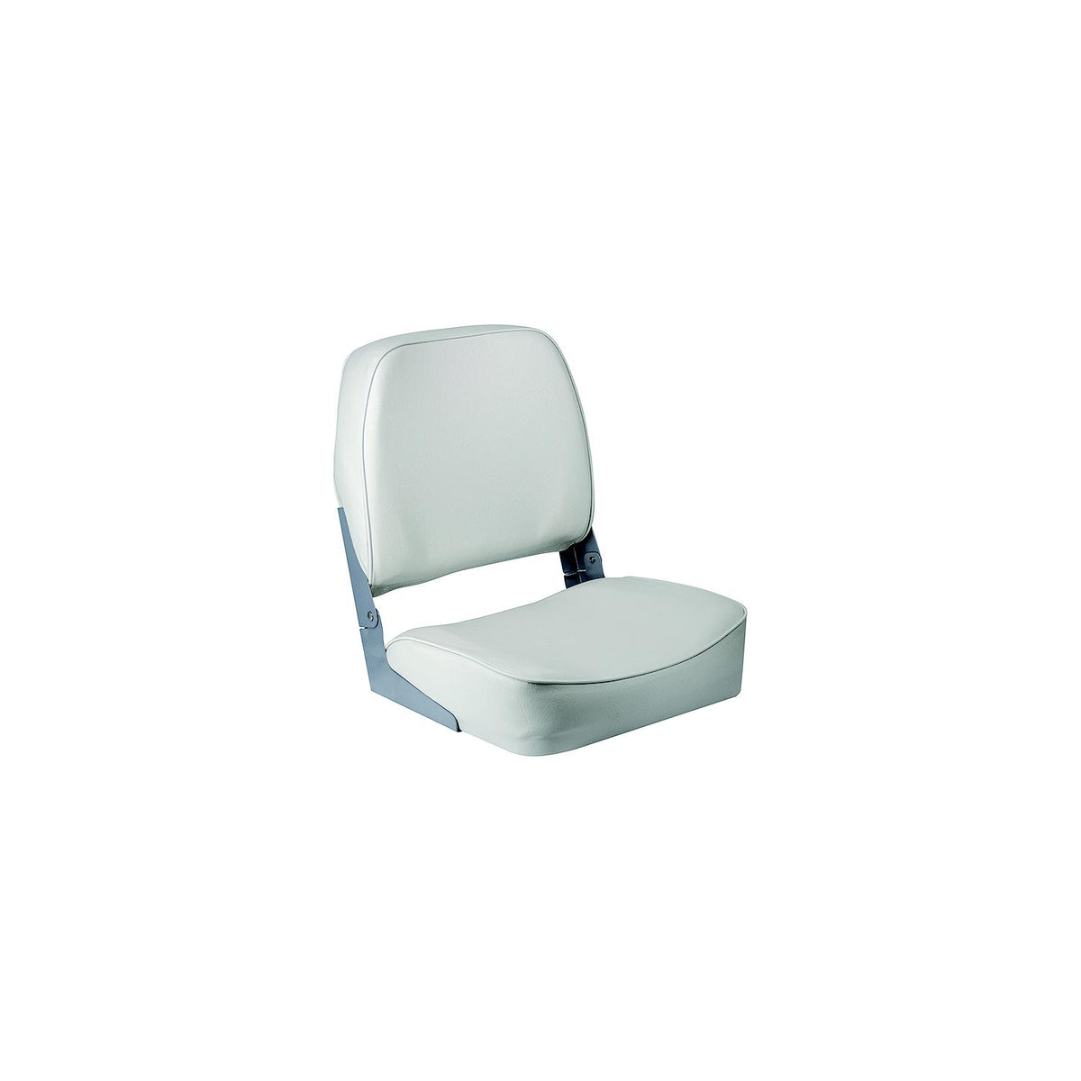 Wise 3313710 Promotional Marine Grade Vinyl 16.25" D  16" W  18" H Low Back Boat Seat, White
