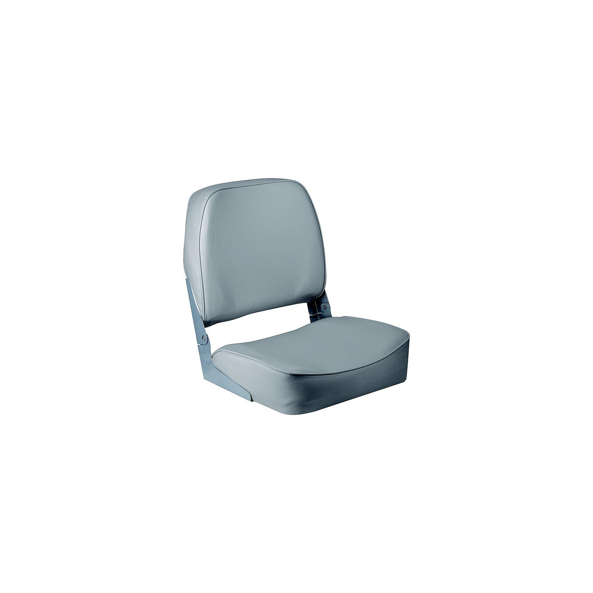 Wise 3313717 Promotional Marine Grade Vinyl 16.25" D  16" W  18" H Low Back Boat Seat, Grey