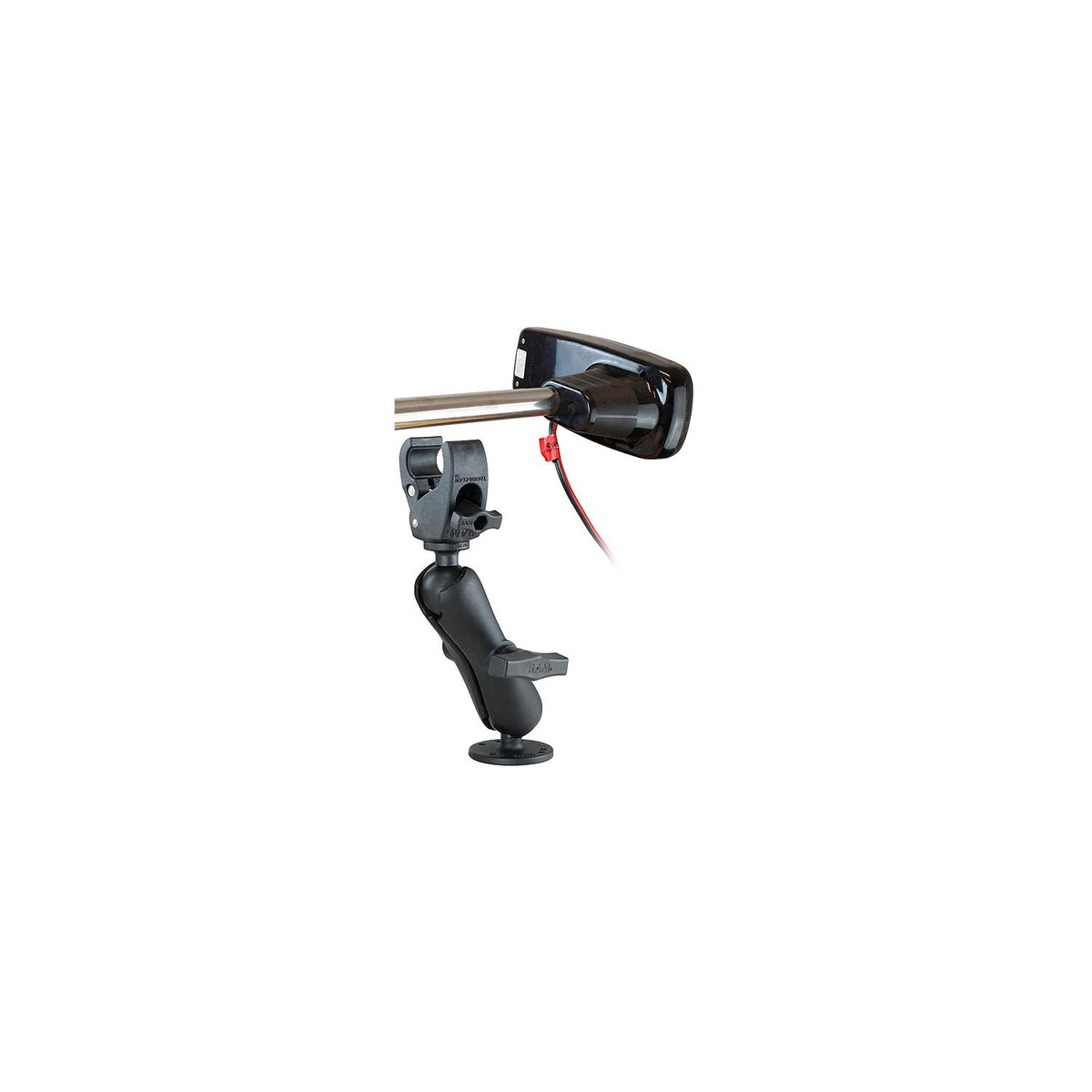 RAM Tough Claw Base W/Double Socket Arm And 1.5" Round Base Adapter