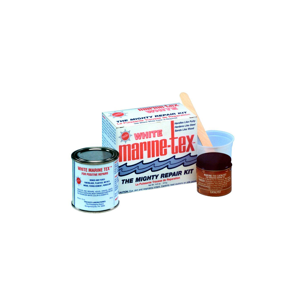 Marine-Tex RM302K Epoxy Putty, 14 oz., Grey