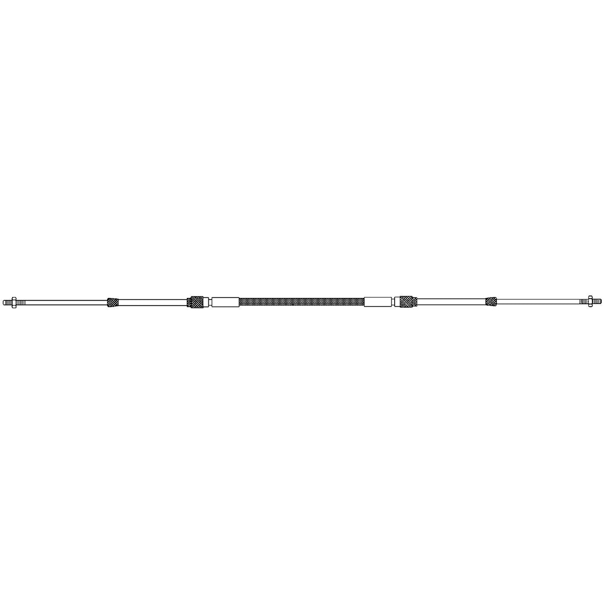UFLEX C8 3300 Type Premium Universal Style Engine Control Cable 10-32 UNF, 40'