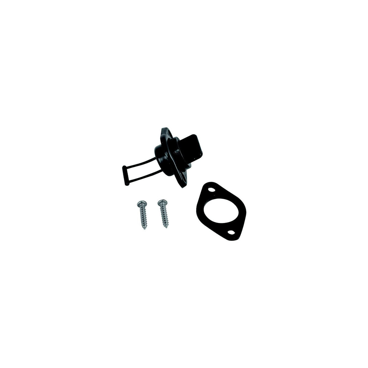 Attwood 3/4" Plastic Drain Plug and Receiver Kit