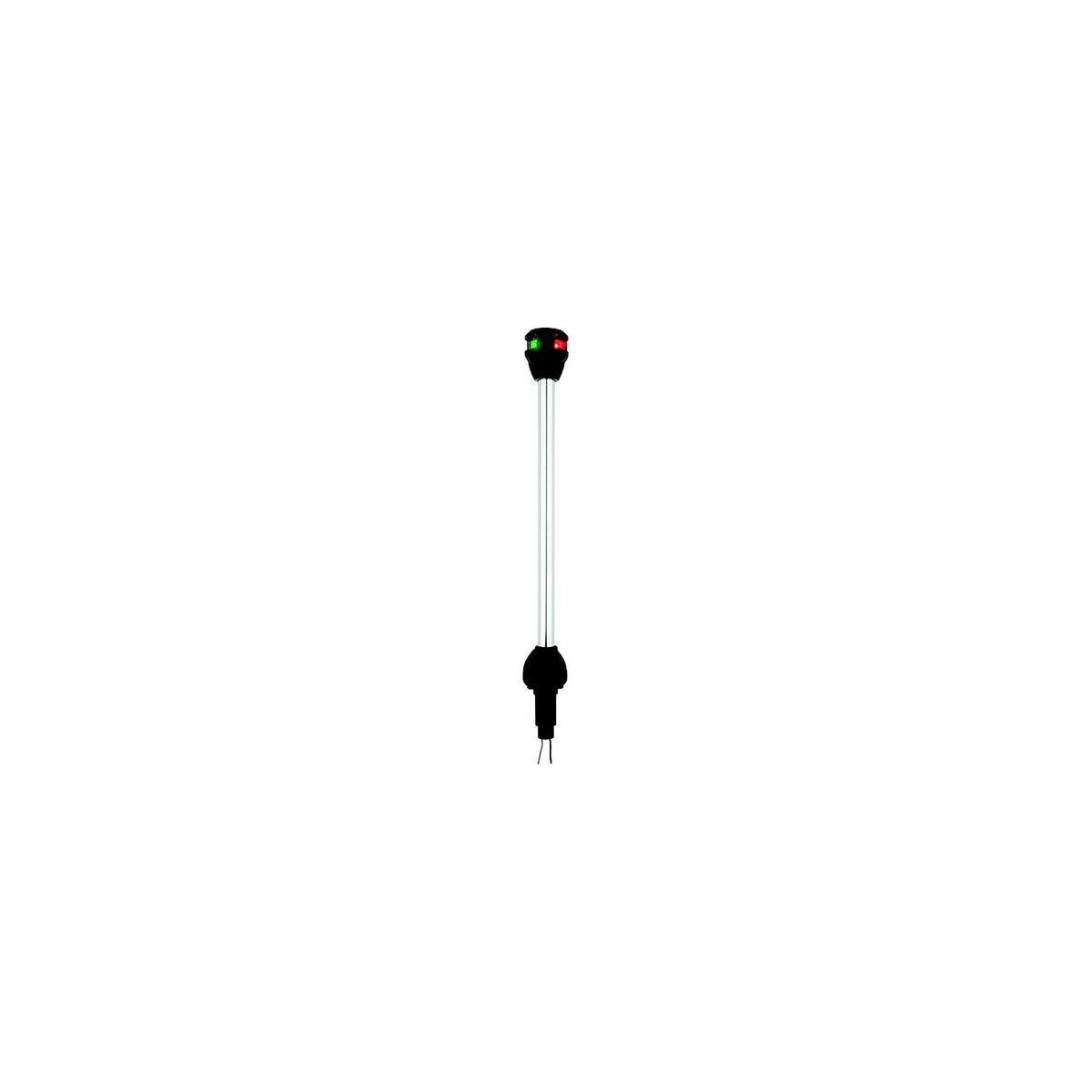 Attwood LightArmor Bi-Color LED Navigation Pole Light, 10" Angled