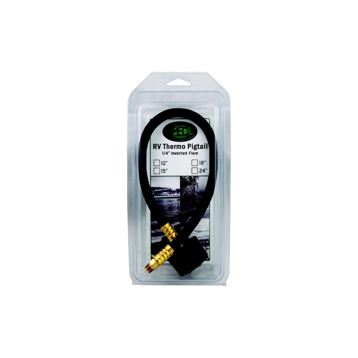 MEC 1/4" I.D. Propane Hose, 425 Series, 12"