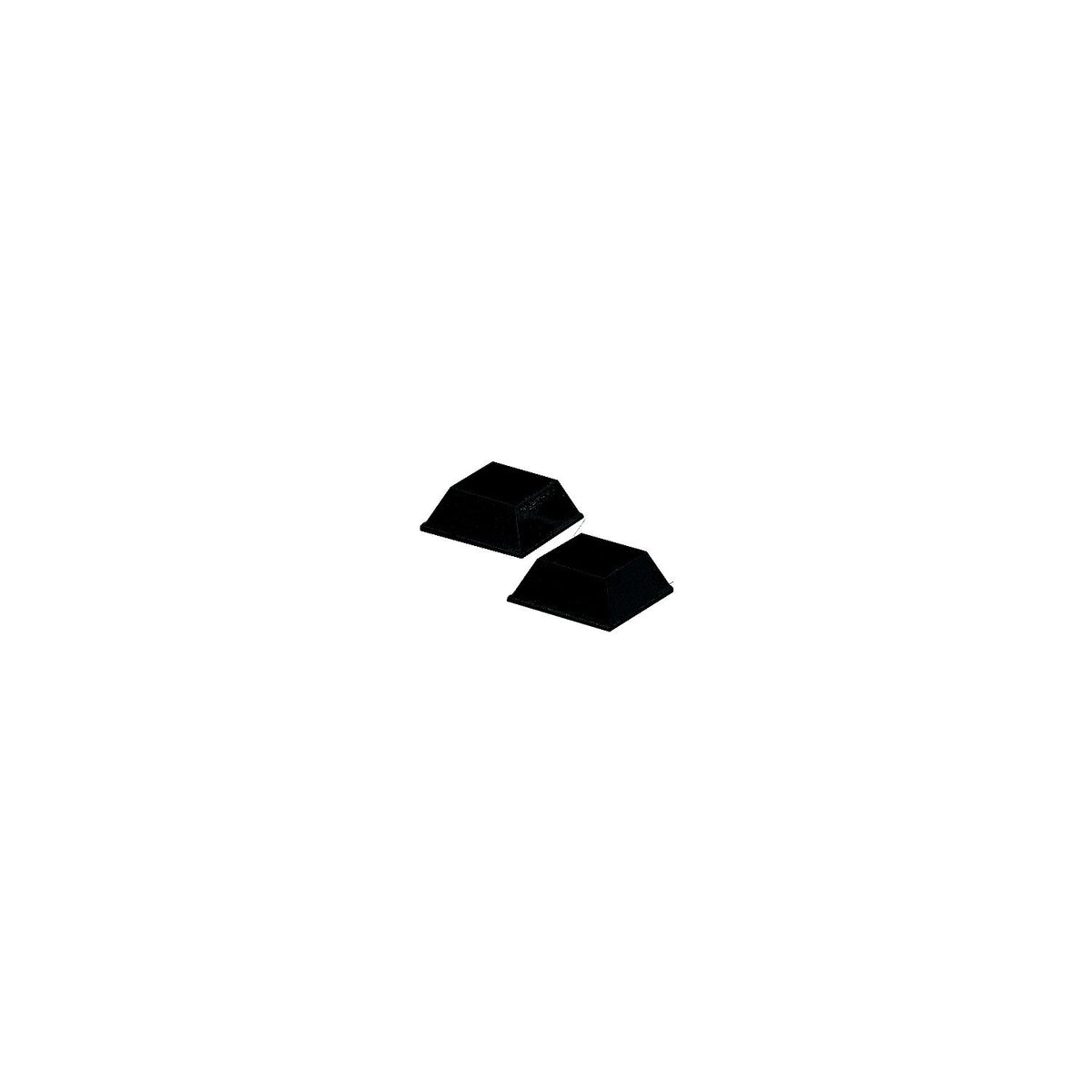 Taylor Adhesive-Backed Rubber Door Pads 3/4" x 3/4" (2 per Pack)