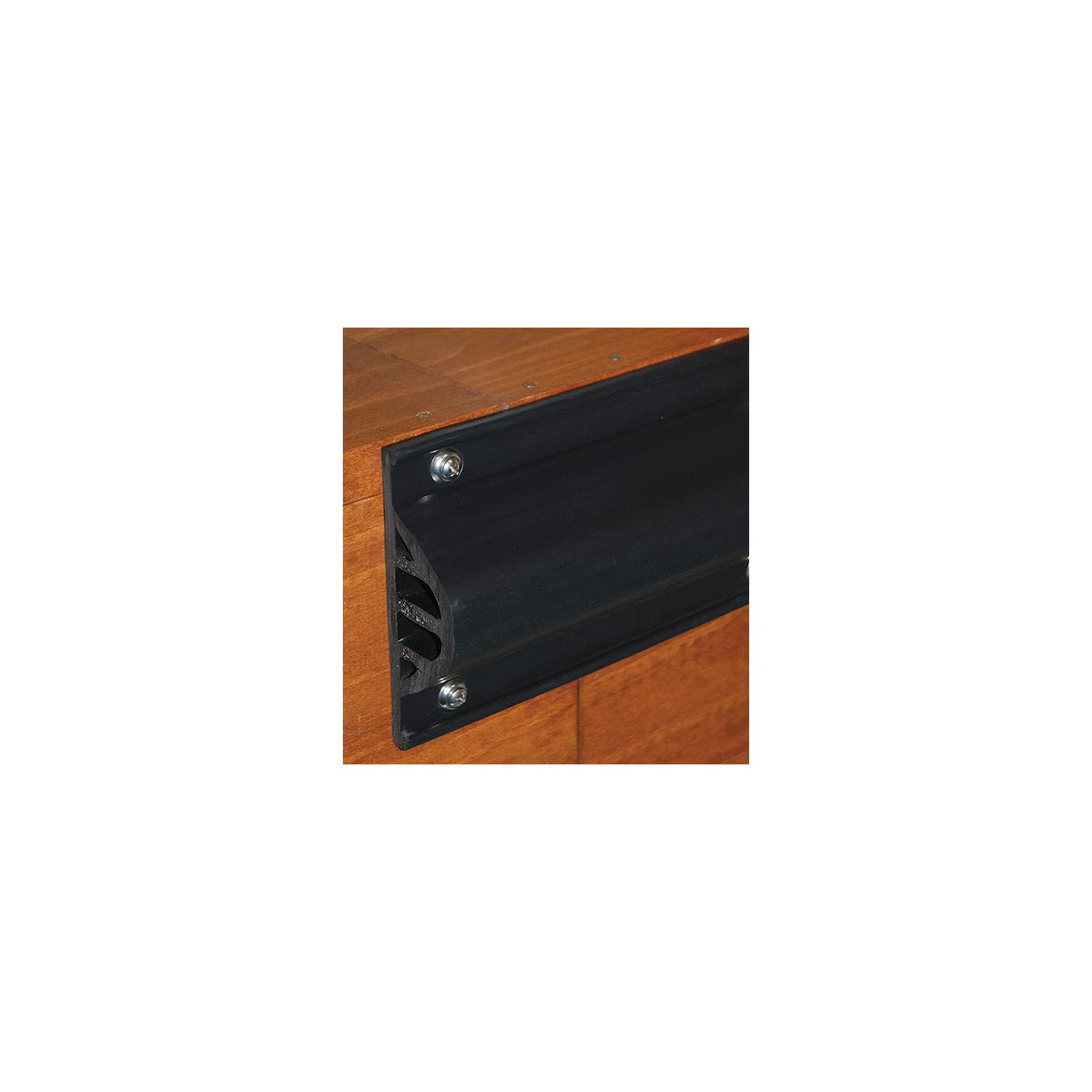 Taylor Dock Pro Commerical Grade Premium Side Gard 4.25" High, 10' Straight, Black