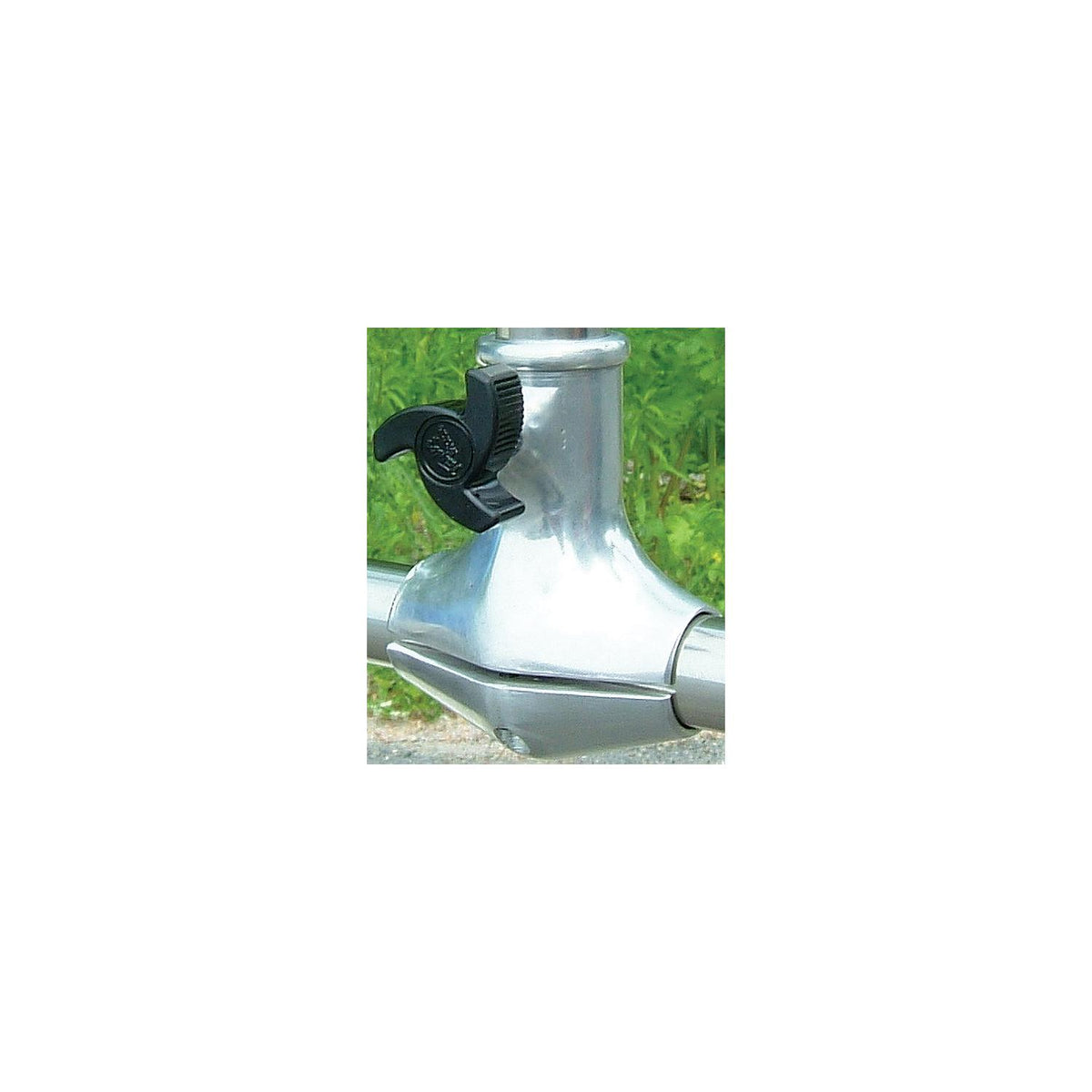 Taylor Stainless Steel Rail Mount Flag Pole Socket For 1" Diameter Flag Poles
