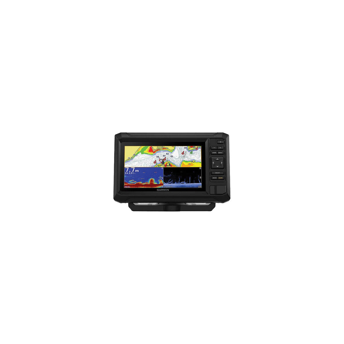 Garmin 0100259300 Echomap 7" UHD2 72CV Chartplotter/Sonar, w/o Tanducer w/Worldwide Basemap
