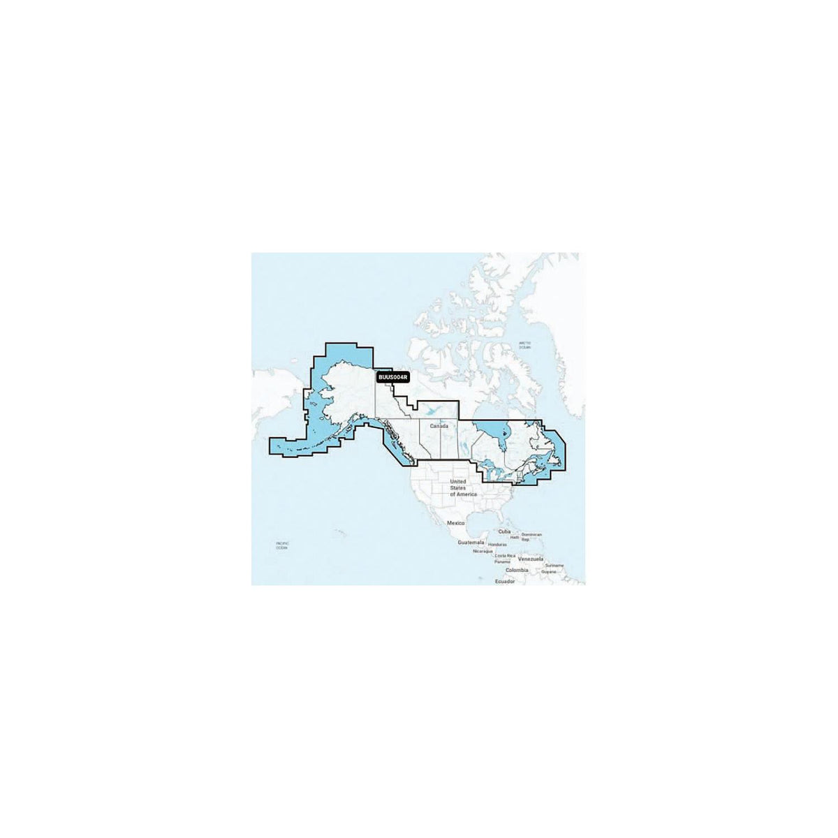 Garmin 0101318000 Navionics+ Updates For Garmin With Built-In Charts, Canada & Alaska, microSD/SD