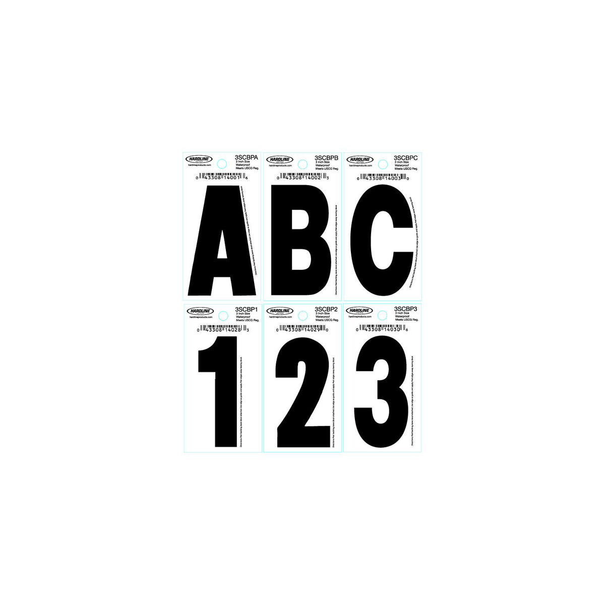 3" Dyer Font Letter, Black "Y", 10 Pack