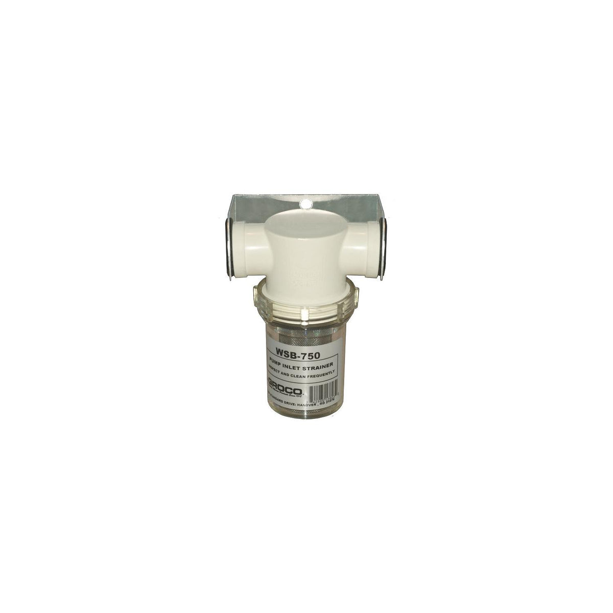 Groco WSB750 Fresh-Water Pump Strainer With Stainless Steel Basket 3/4"