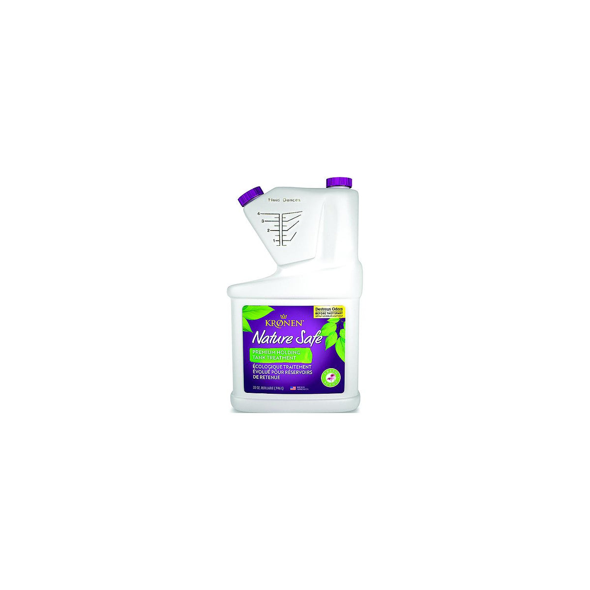 Kronen KHT001 Premium Holding Tank Treatment, 32 oz. measuring bottle