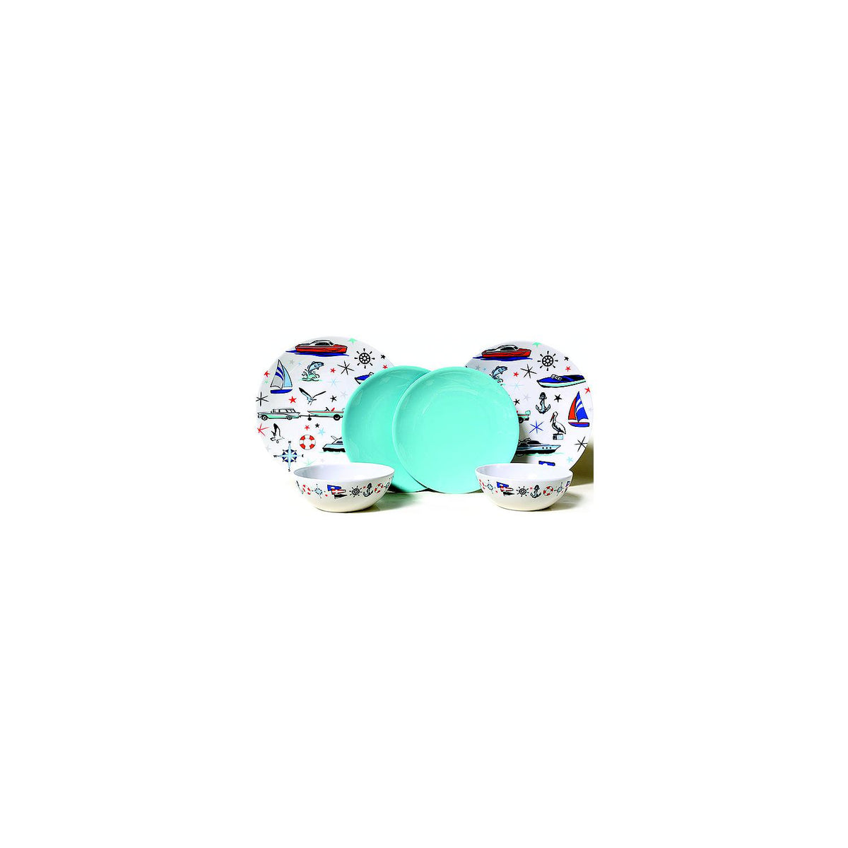 JR Products Camp Casual CC009 The Marine Dish Set