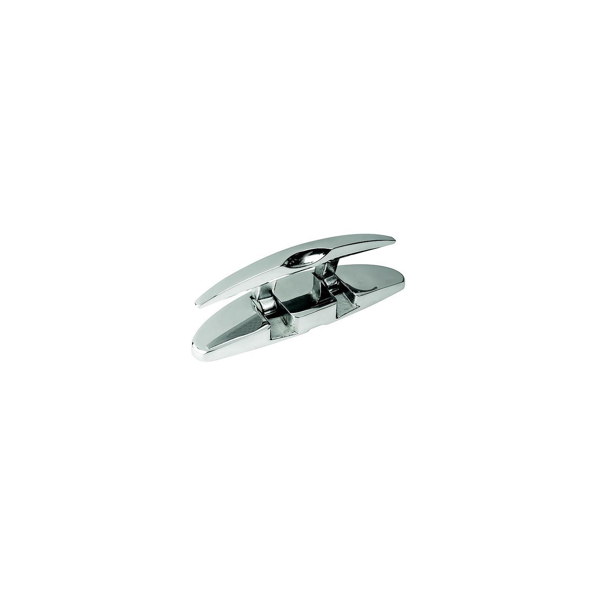 SeaDog 0411151 Oval Folding Cleat w/ Hidden Hex Bolts, Polished SS