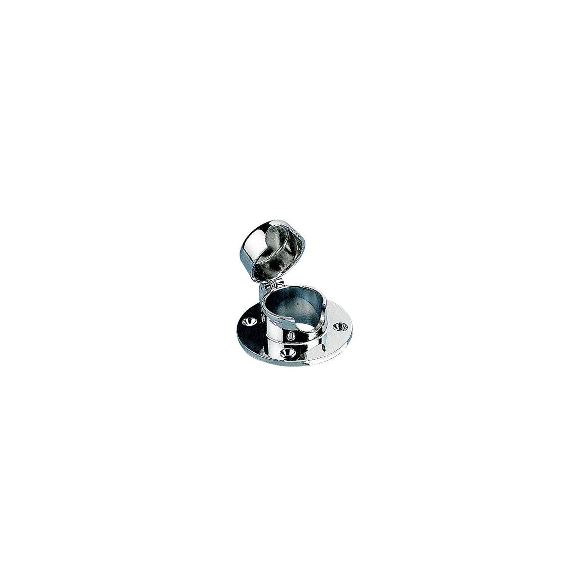 SeaDog 322080 Die Cast Brass Chrome Plated Hinged Chain Deck Pipe | #8 Fastener