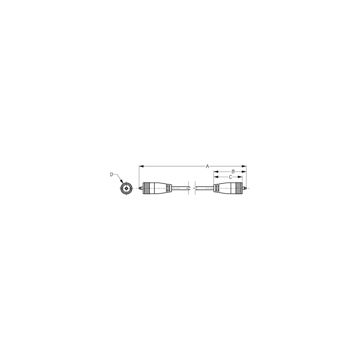 Sea-Dog 3298021 5' Coaxial Cable Assembly