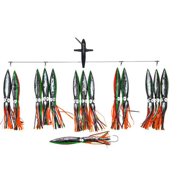 ChatterLures 36″ Side Tracker® with 13″ Floating Bulb Squid